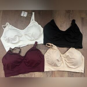 Lot of 4 Nursing Bras (1 NWT, All size XXL)